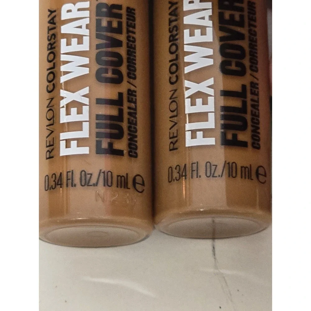 2 ~ Revlon ColorStay Flex Wear Full Cover Concealer #076 Caramel‎ 0.34 fl oz